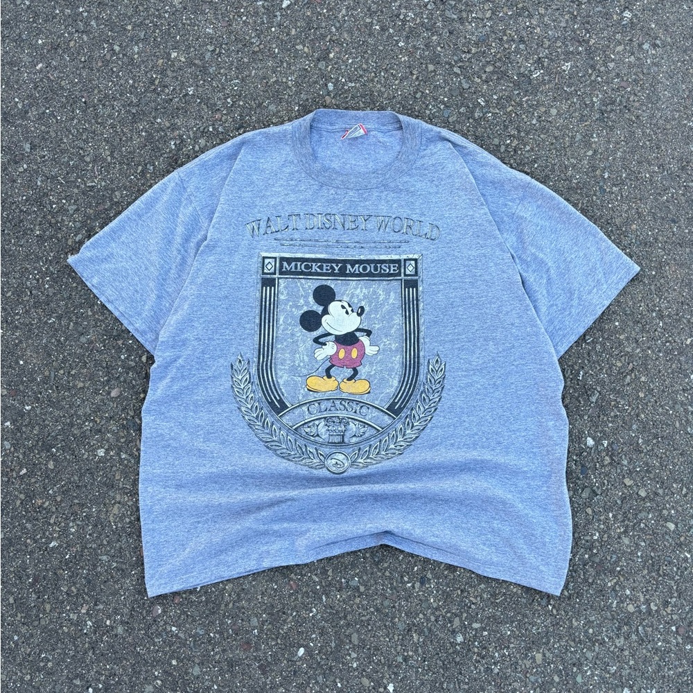 Vintage Walt Disney World Mickey Mouse Graphic T-shirt Shirt Pullover 🐭